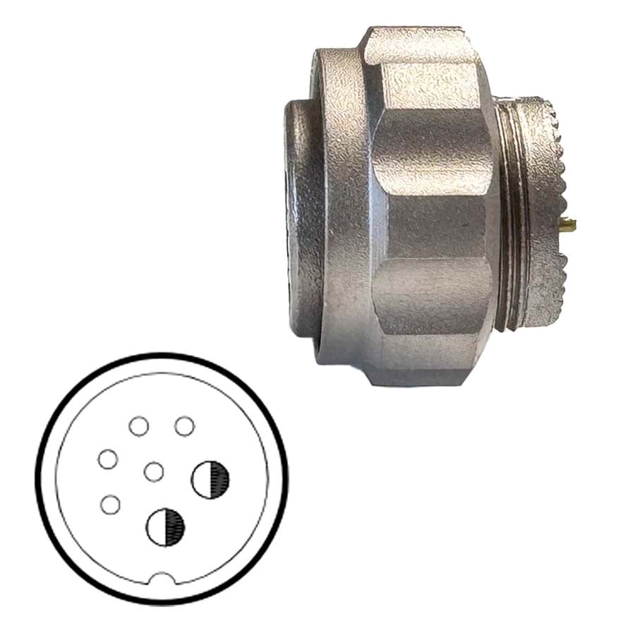 body with nut 27X female nickel
