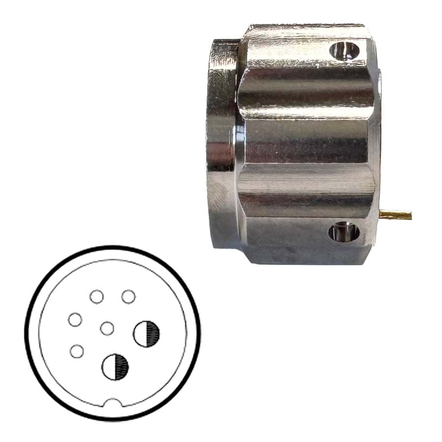 body with nut 27X male nickel