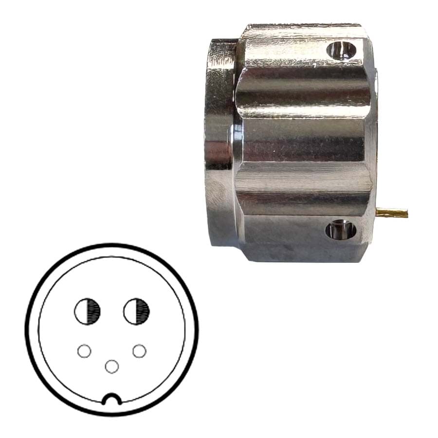 body with nut 25D male nickel
