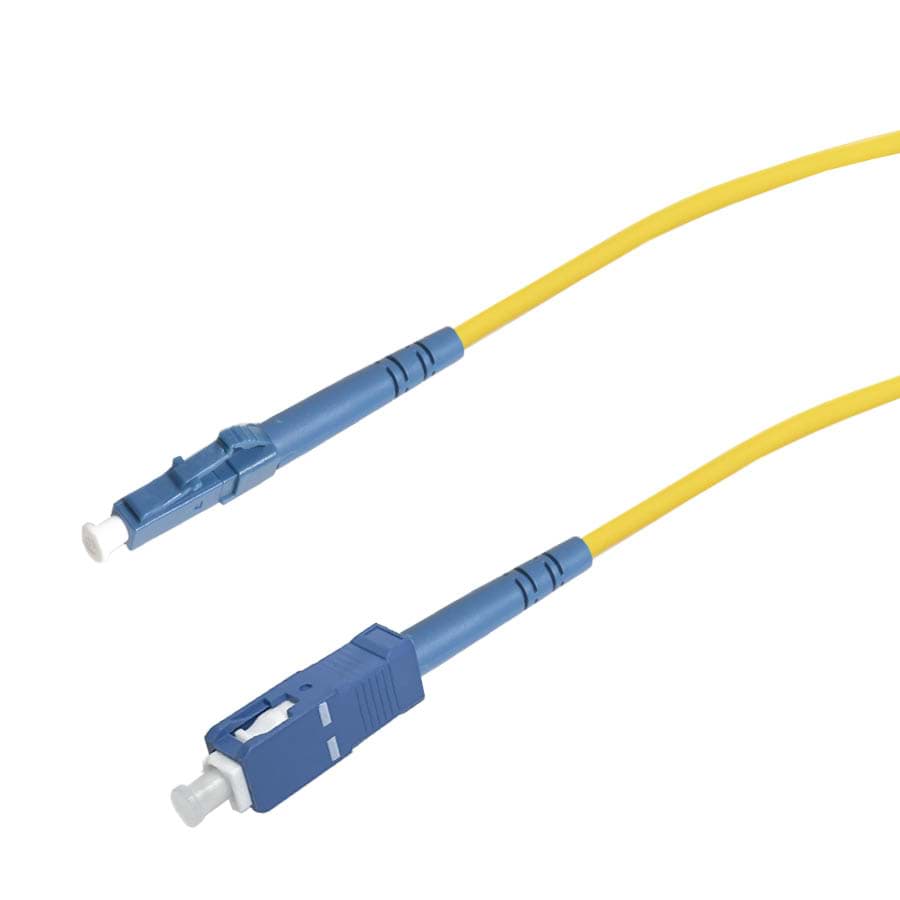 patchcord SingleMode Simplex LC-SC 0.5m G652D Armored Yellow Enhanced