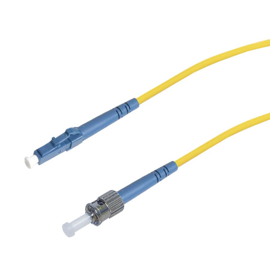 patchcord SingleMode Simplex LC-ST 0.5m G652D Armored Yellow Enhanced