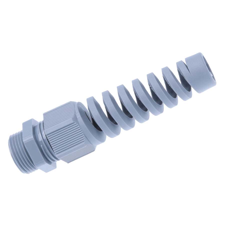 spiraalwartel PA IP68 PG 7 doorlaat 3-6.5mm tap=8mm donkergrijs