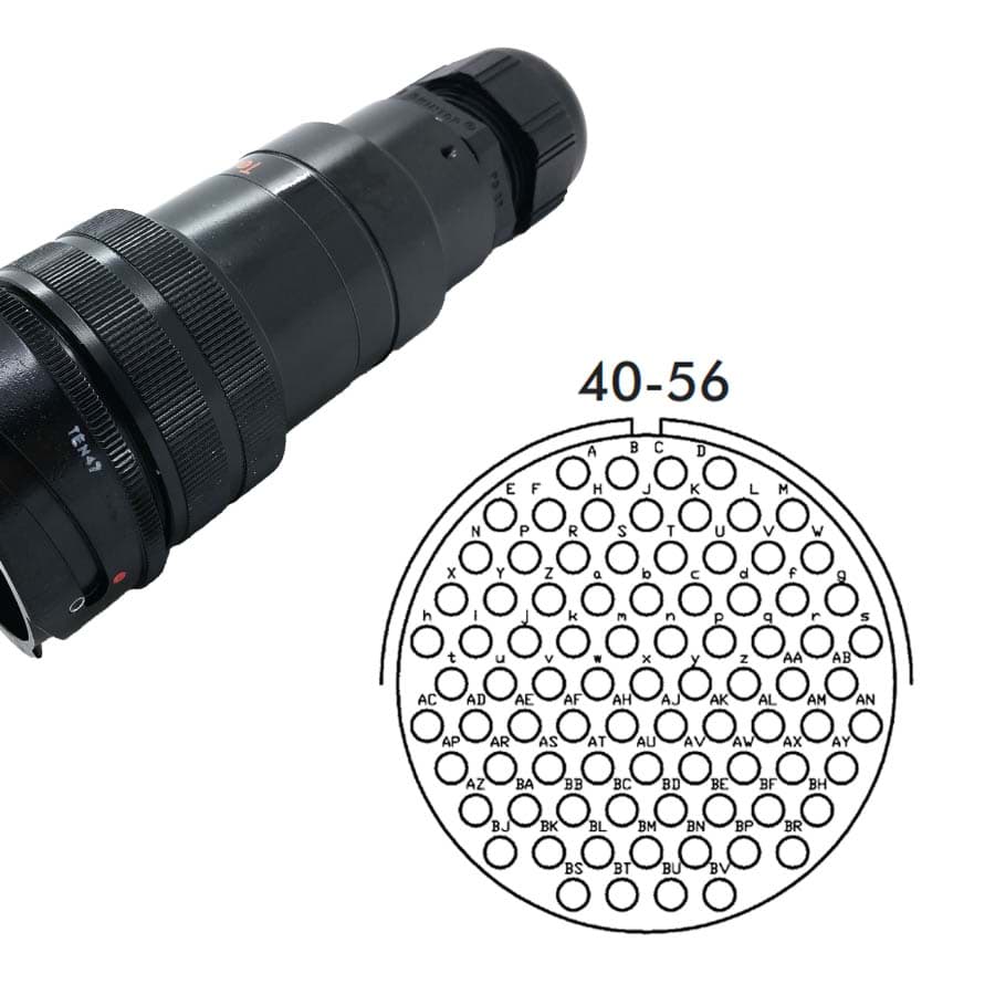 LK 85p cable connector w/out nut male d=14-25mm Tourline long crimp