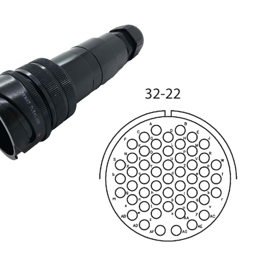 LK 54p cable connector w/out nut male d=13-18mm Tourline long crimp