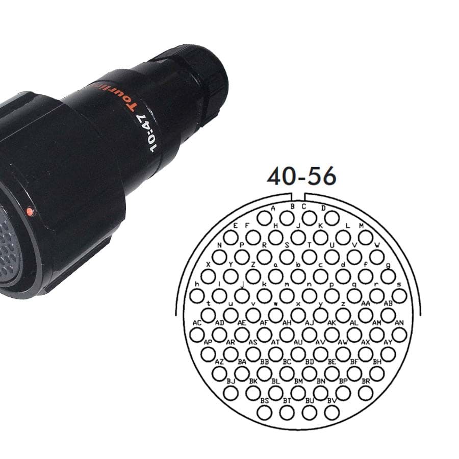 LK 85p cable connector with nut fem. d=14-25mm Tourline long crimp