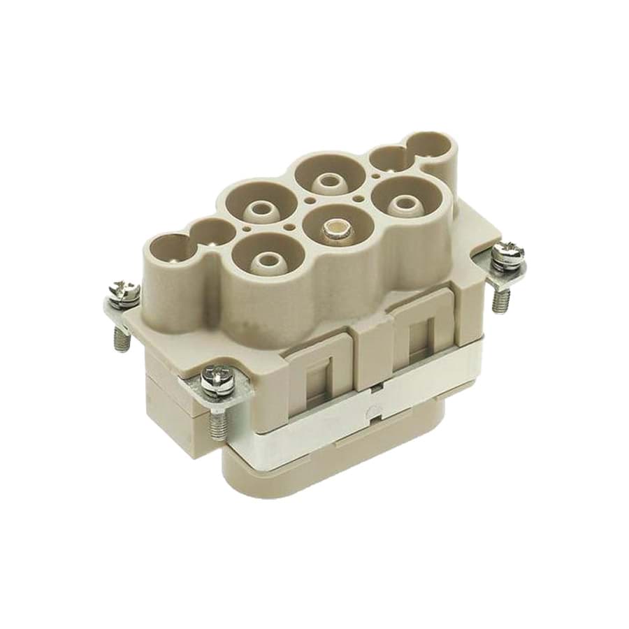 Han 10B insert K4/4 63/16A male 6-16mm2 Finger protected
