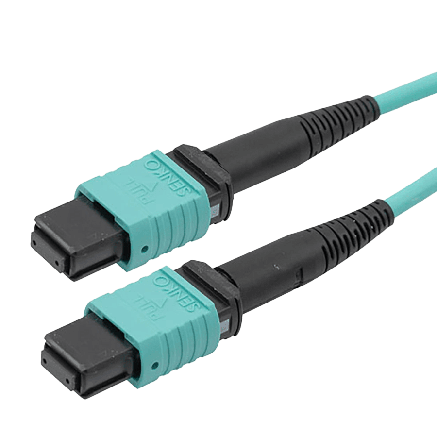 patchcord MultiMode MPO8 fem>fem  5m OM3 B2ca-s1ad1a1 EasyFiber Aqua