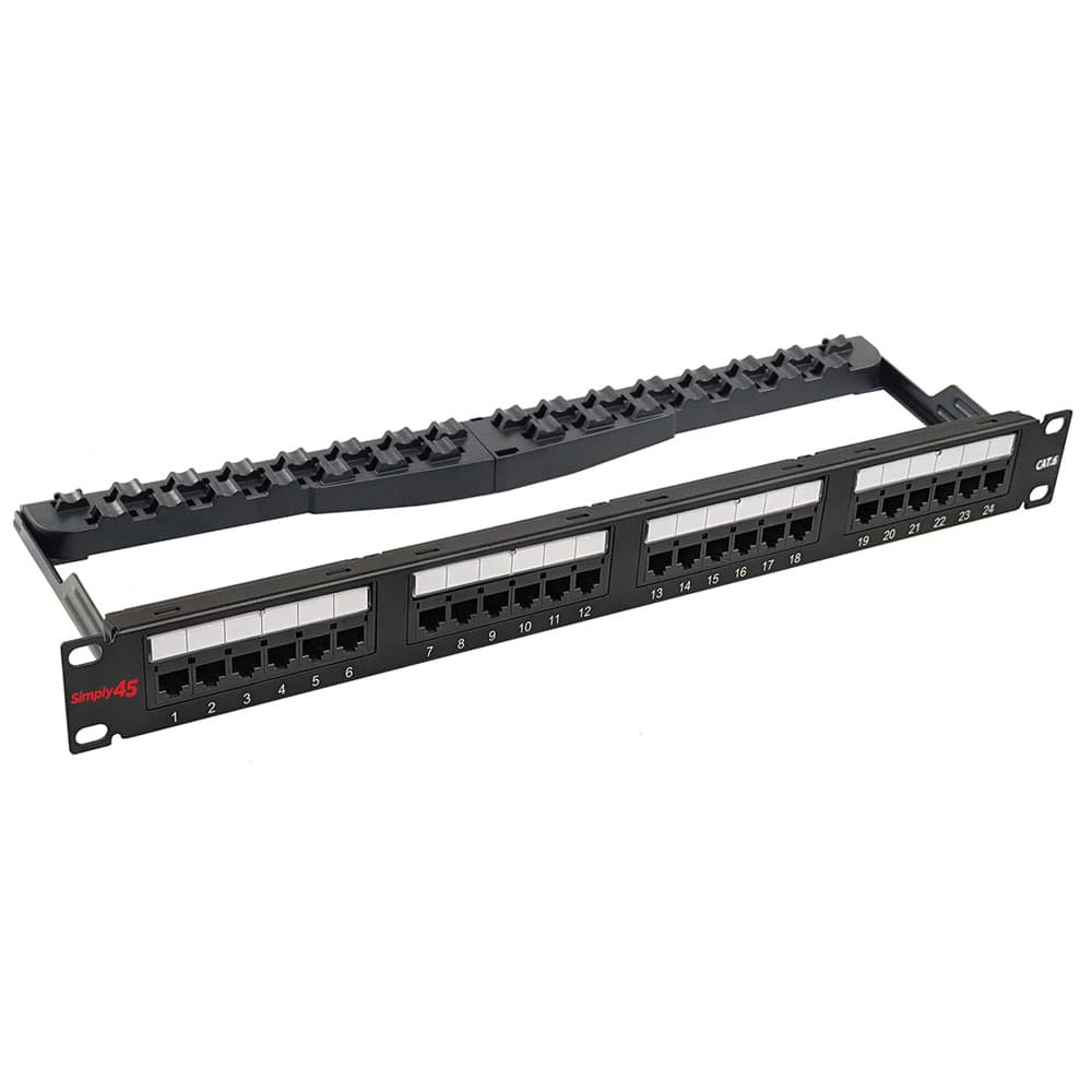 patchpaneel CAT6 UTP 1HE 24 voudig S45