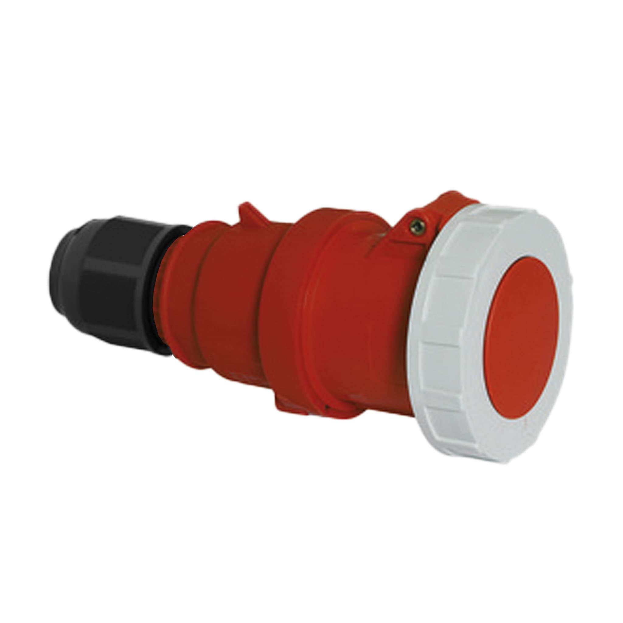 CEE koppeling 5p  63A 400V 6h rood IP67 Bals EVENT QuickConnect