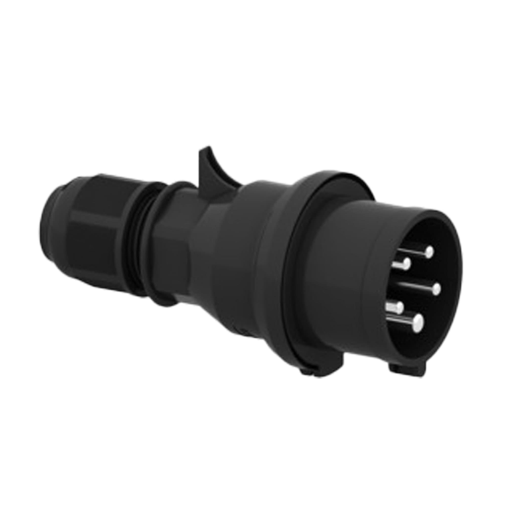 CEE steker 5p  16A 400V 6h zwart IP44 Bals EVENT QuickConnect