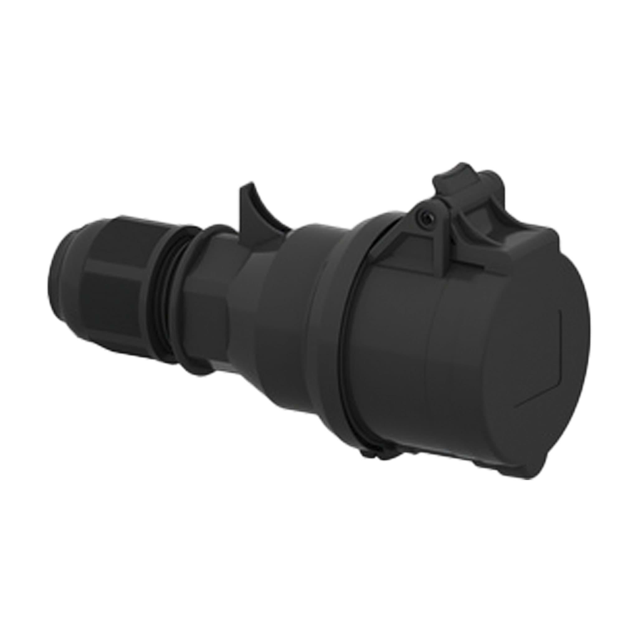 CEE koppeling 5p  16A 400V 6h zwart IP44 Bals EVENT QuickConnect