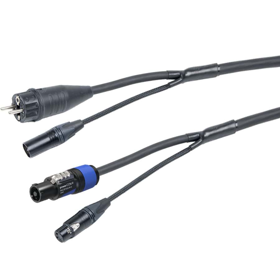 Hybride Combikabel POWER+DMX