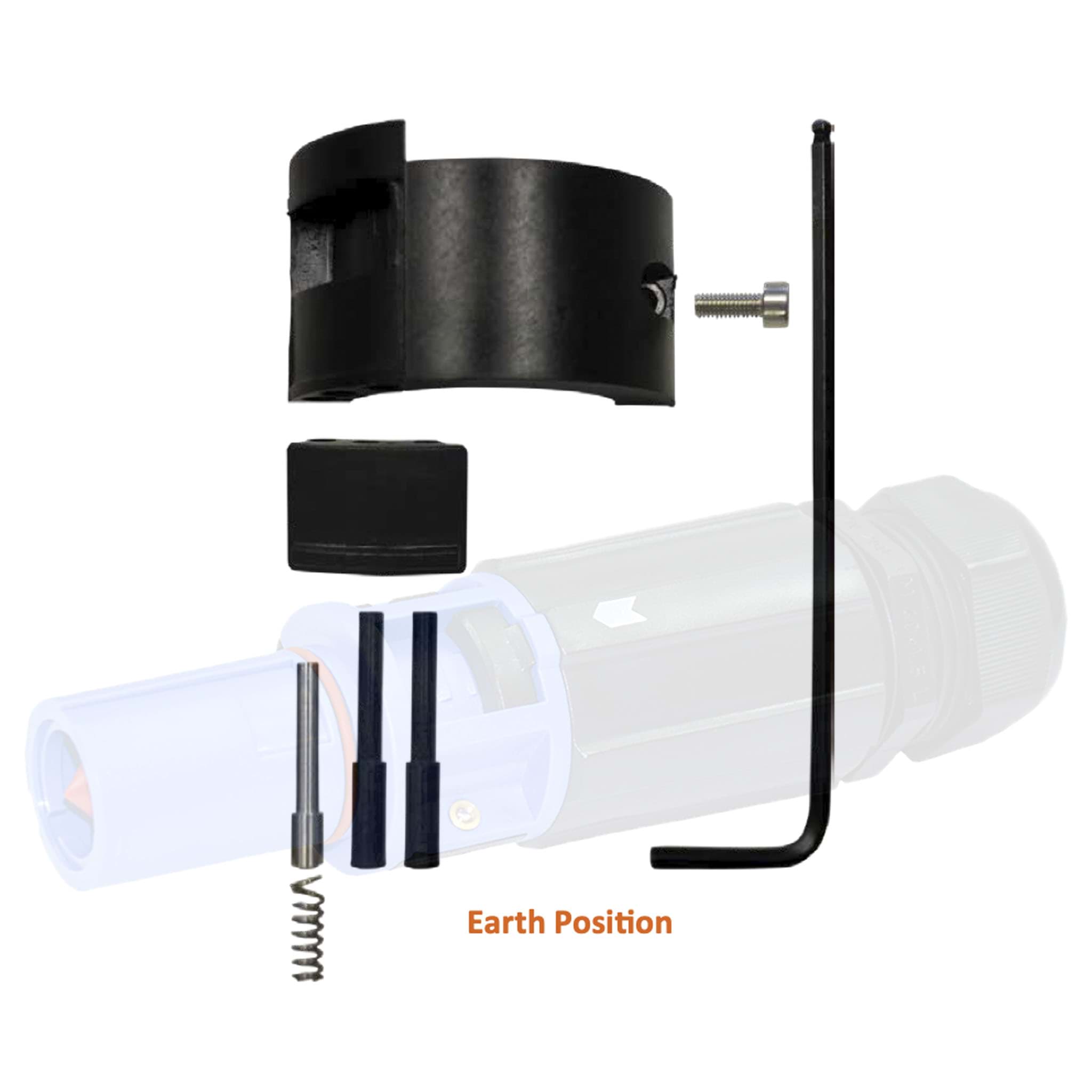 Powerline QC insulator cable-drain SLIDING LOCKING KIT E aarde