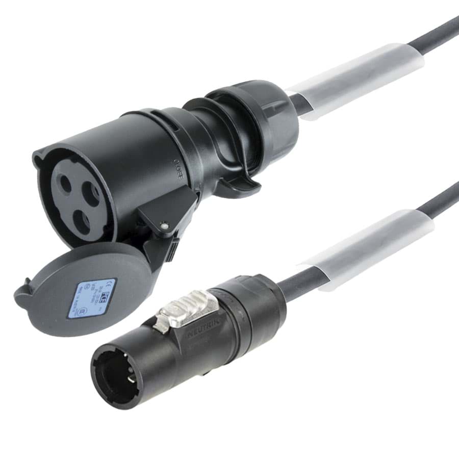 aansluitkabel H07RNF 2,5mm2 powerCON T1 > CEE 3 pin 16A zwart[bl] 1,5m