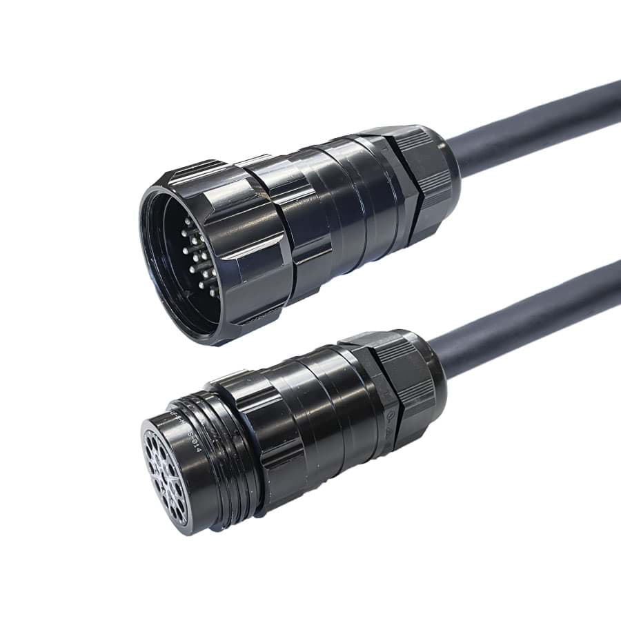 multikabel Theater VV-F zwart 1,5mm2 Showline 419 19pin zwart 24m
