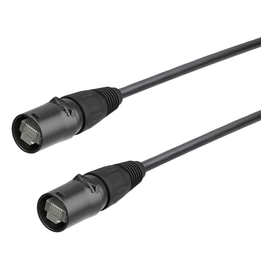 patchkabel CAT5E SFTP 4P26 PUR etherCON zwart 12,5m