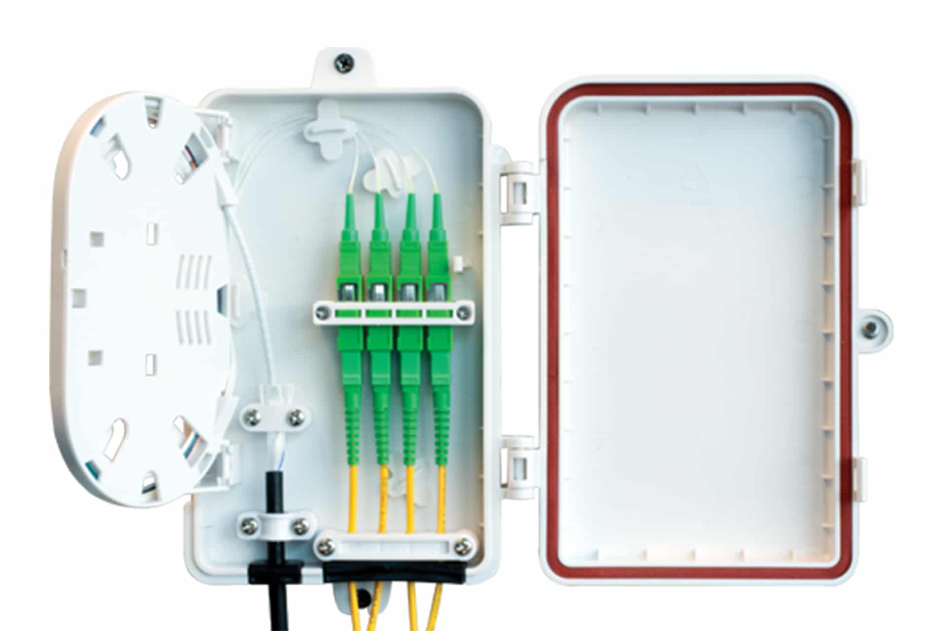Wall Box IP65 Indoor/Outdoor 4 Port (SCS) WH UNLOADED