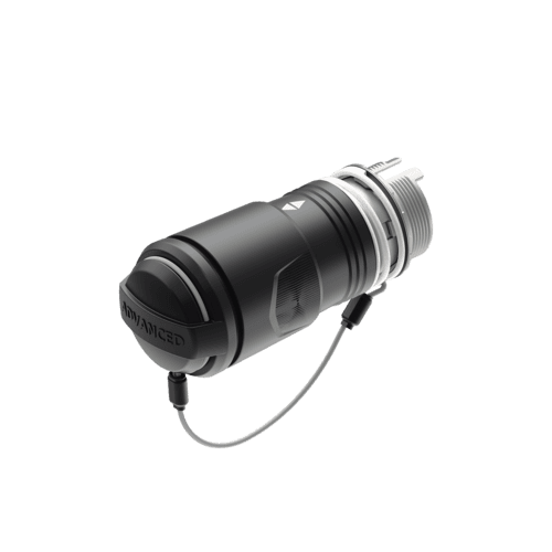 opticalCON beschermdop QUAD MED MM PC zwart