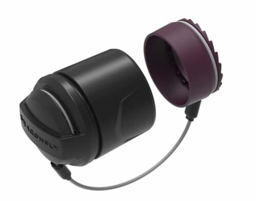 opticalCON beschermdop DRAGONFLY cable connector male zwart