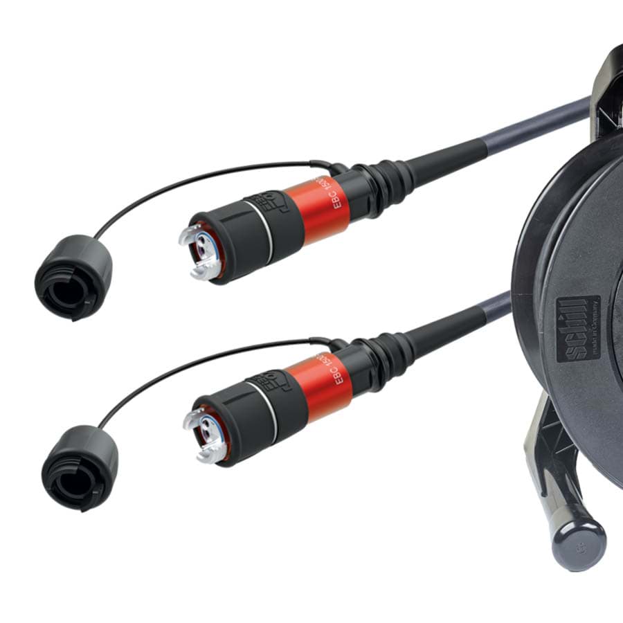 FIBERFOX EBC15 2CH kabel XTREME MultiMode OM3  50m op haspel GT380