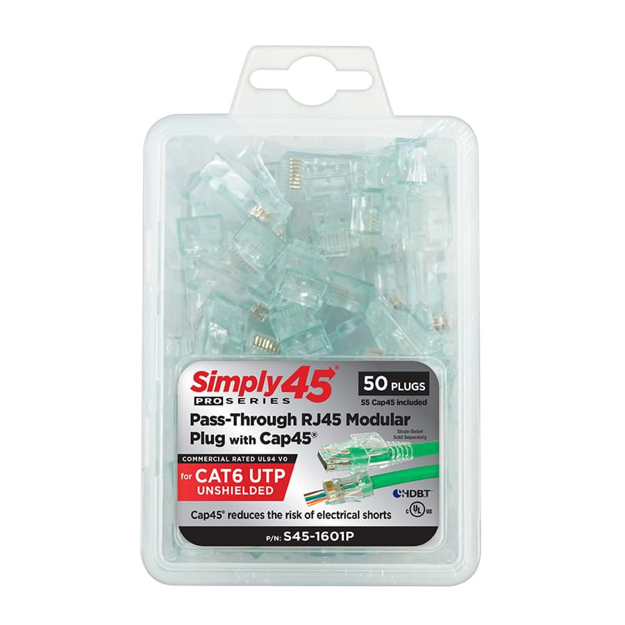 RJ45 ProSeries CAT6 UTP AWG23/1 AWG26-24/7 dmax=7,0mm BL50