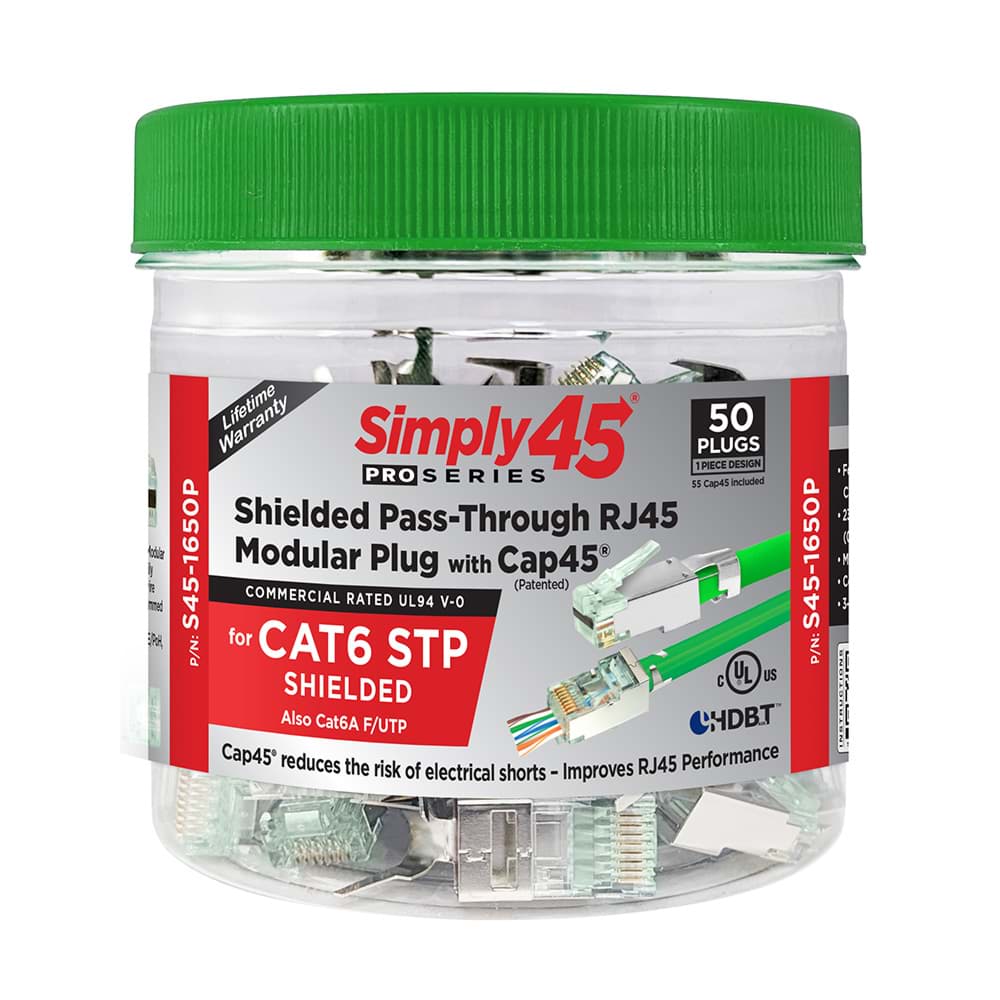 RJ45 ProSeries CAT6 STP AWG23/1 dmax=8,0mm BL50
