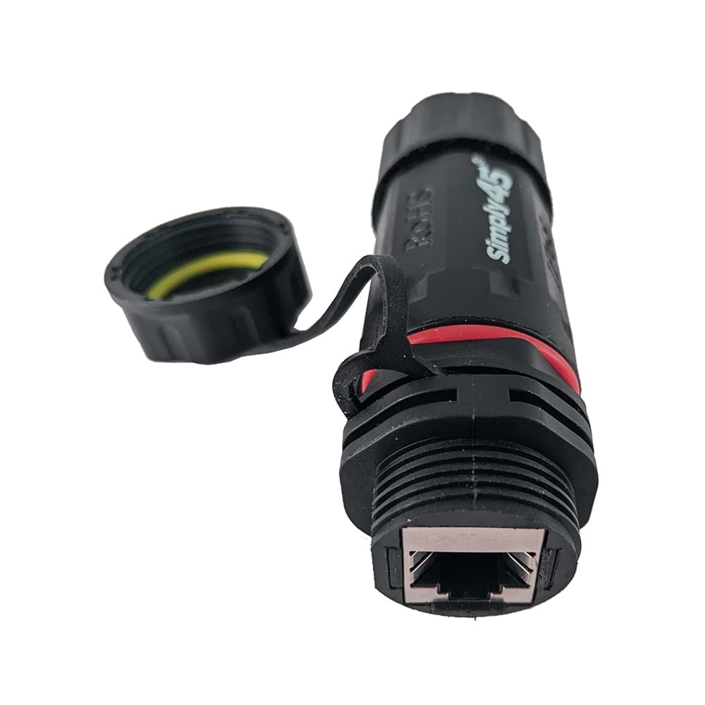RJ45 koppelstuk paneel 10G CAT5E/6/6A STP IP68