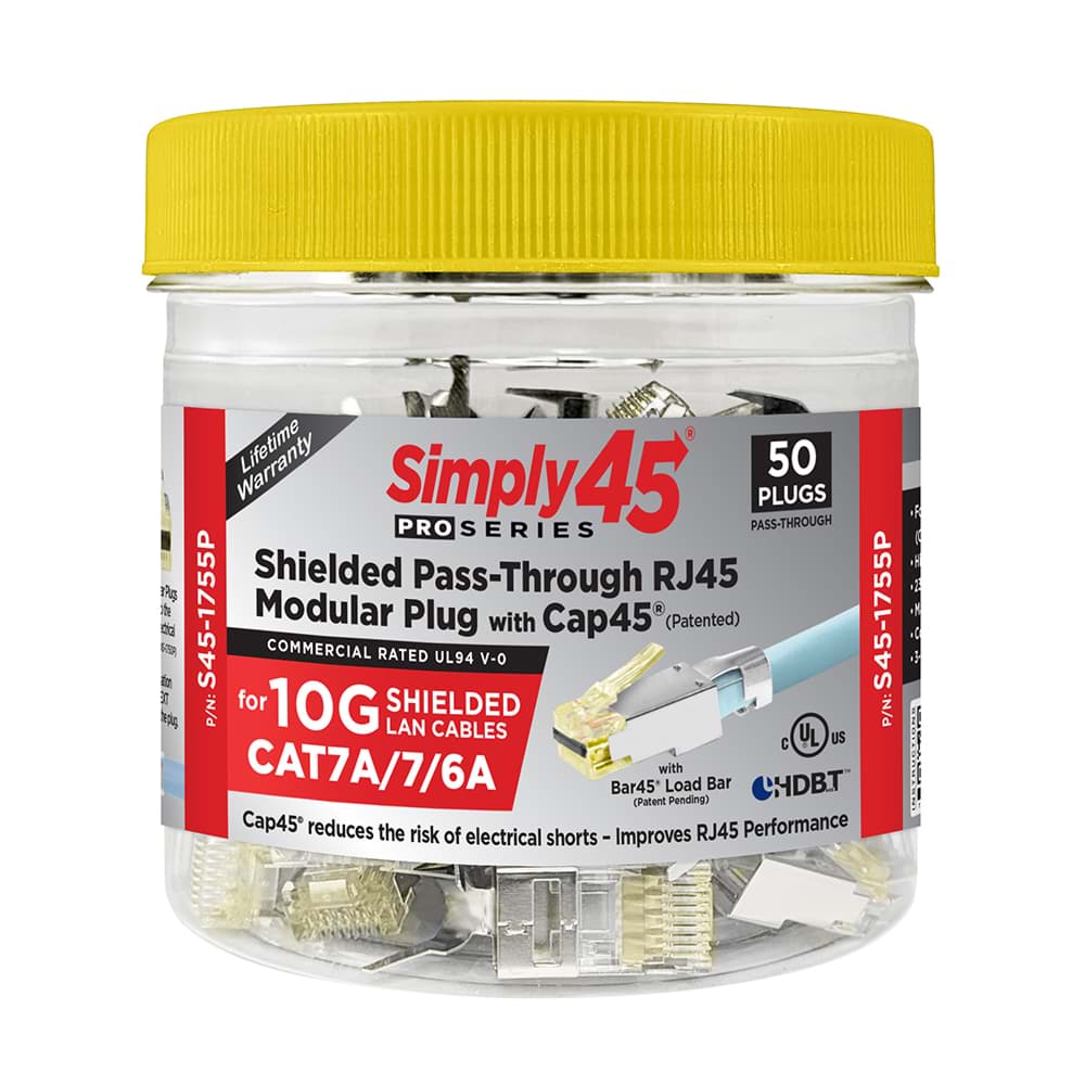RJ45 ProSeries CAT6A/7/7A 10G STP AWG23/1 staggered d=8mm BX50