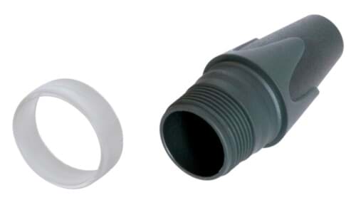 kabeltule NC**XX zwart + transparante ring