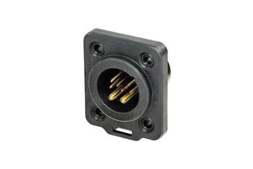 XLR chassis TOP IP65 10p male