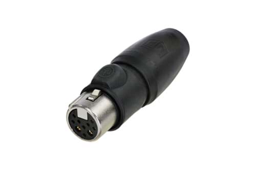 XLR kabeldeel 10 pin bus TOP IP65 goudcontacten