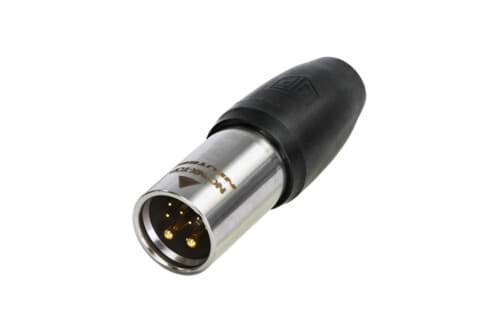 XLR kabeldeel 10 pin pen TOP IP65 goudcontacten