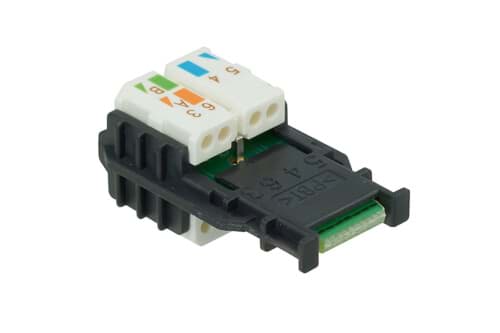 etherCON CAT6A connector insert AWG26-22 for re-assembly