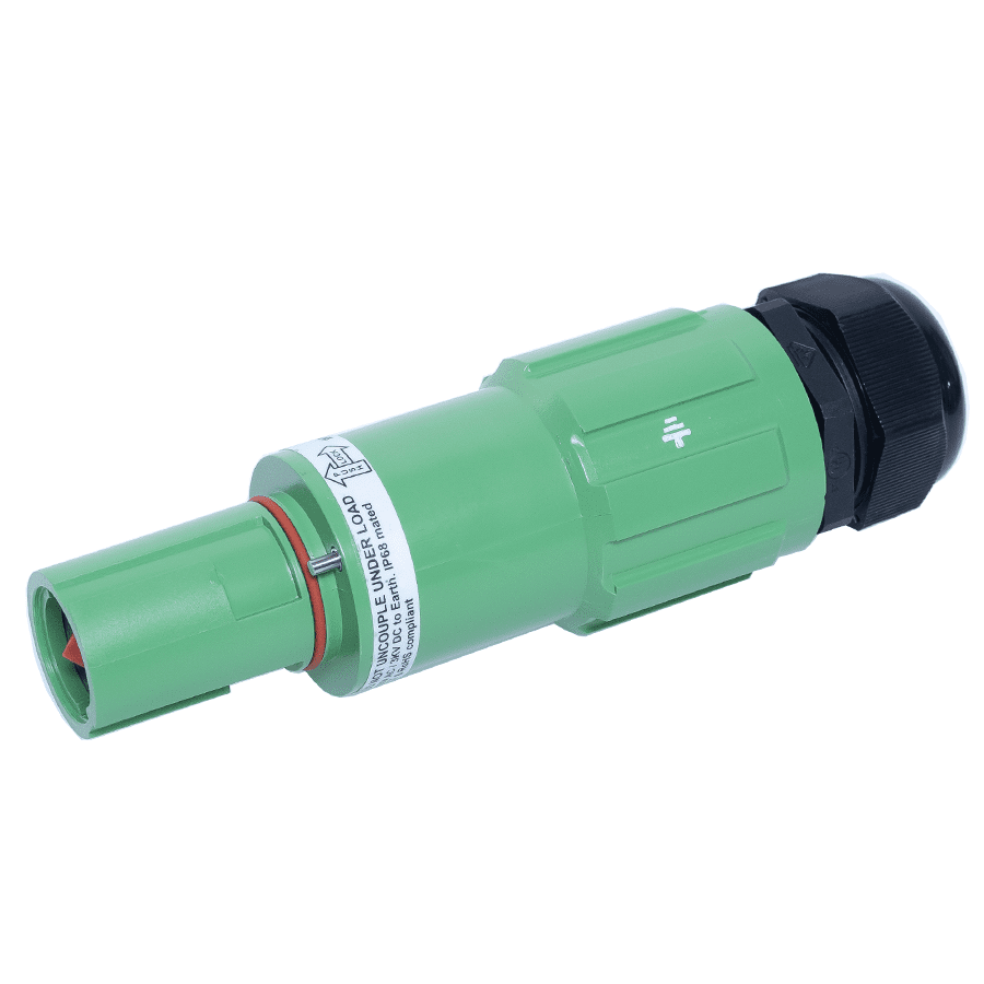 Powerline cable-drain 185mm2 BIMETAL d=26-32mm E green