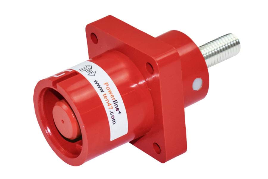 Powerline QC panel-source 500A M12 Post L1 red
