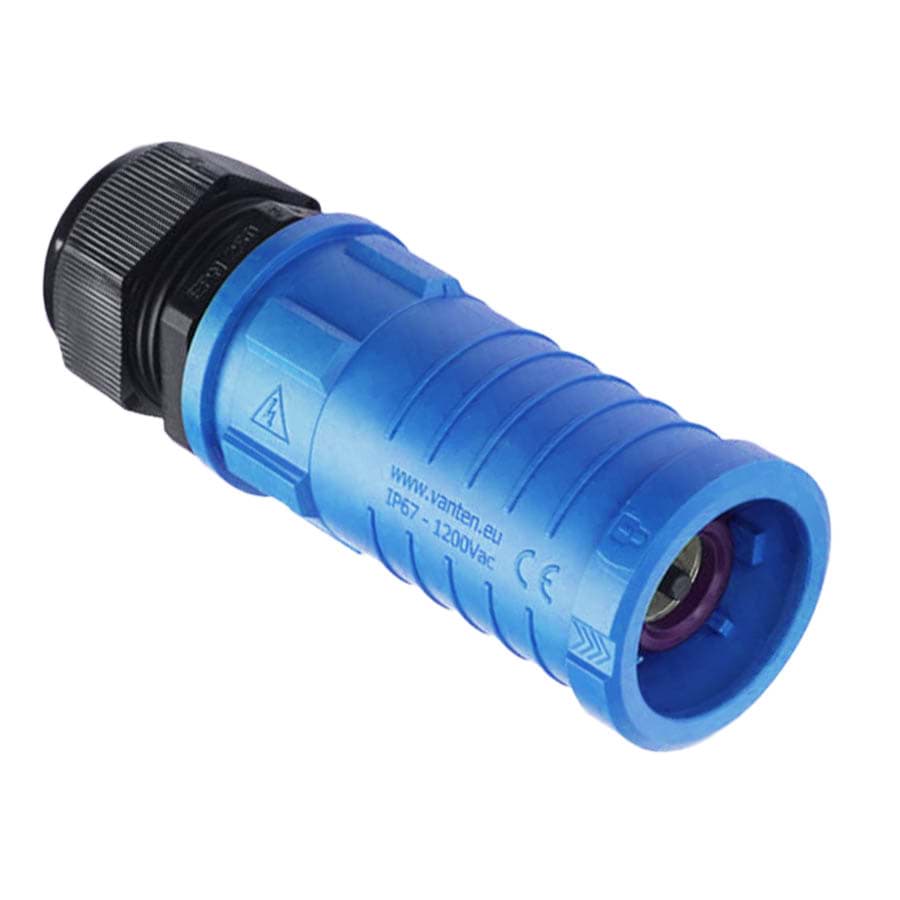Vanten cable connector fem.  70mm2 d=7-15mm N blue