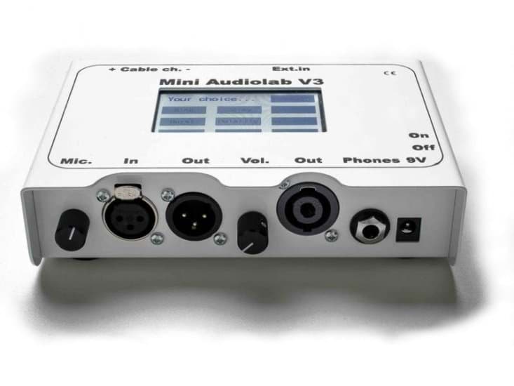 Mini Audio Lab V3 with touch display for stage applications