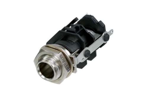 jack 6,3mm chassis solder mono metal nose RJ-series