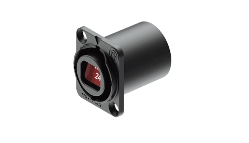 opticalCON MTP24 chassis zwart