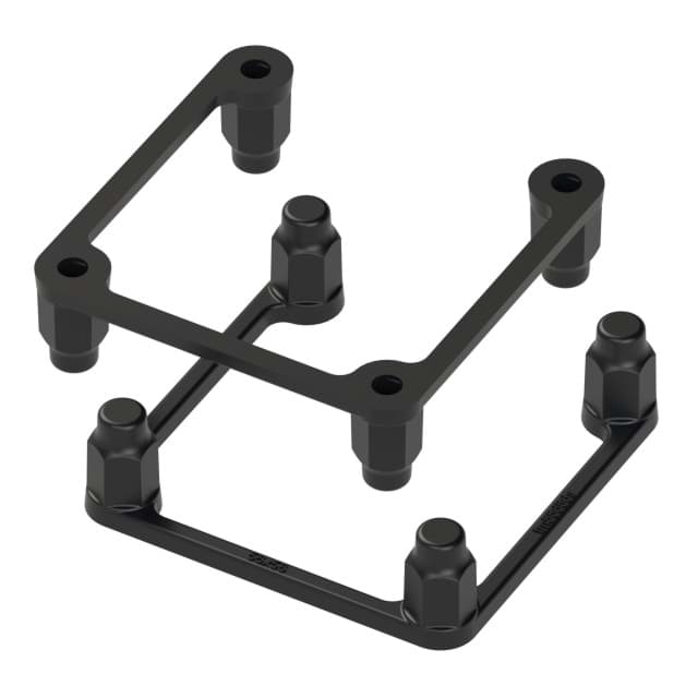cap nut 5 plastic 56x56mm zwart