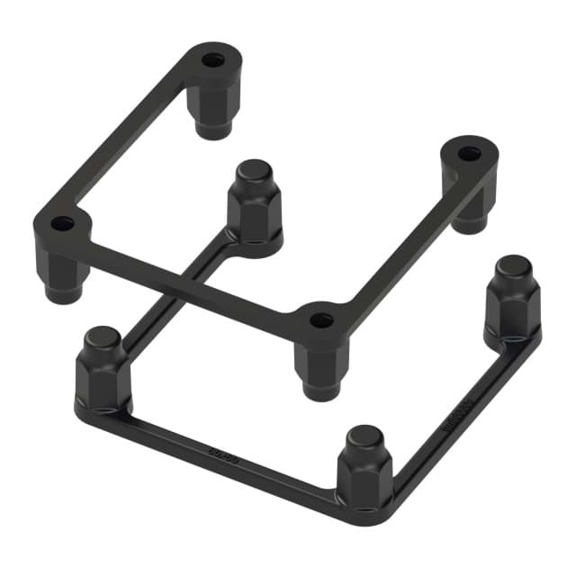 cap nut 5 plastic 60x60mm zwart