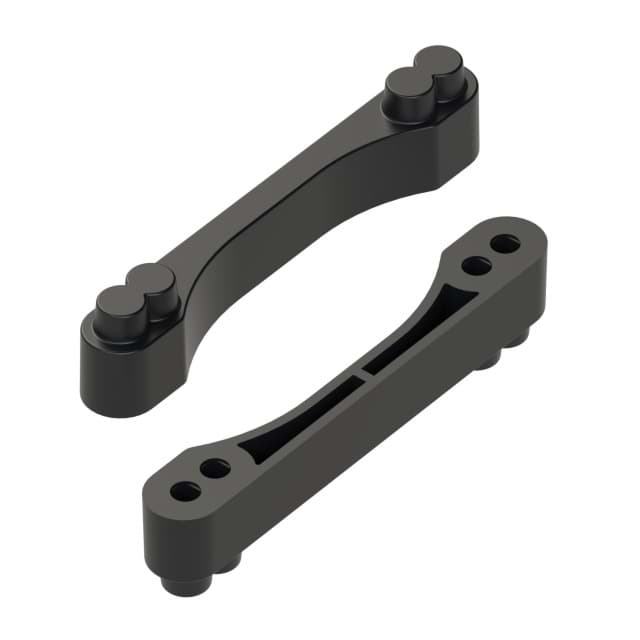 cap nut 2 plastic M6 tbv 63A 72/80/88mm zwart