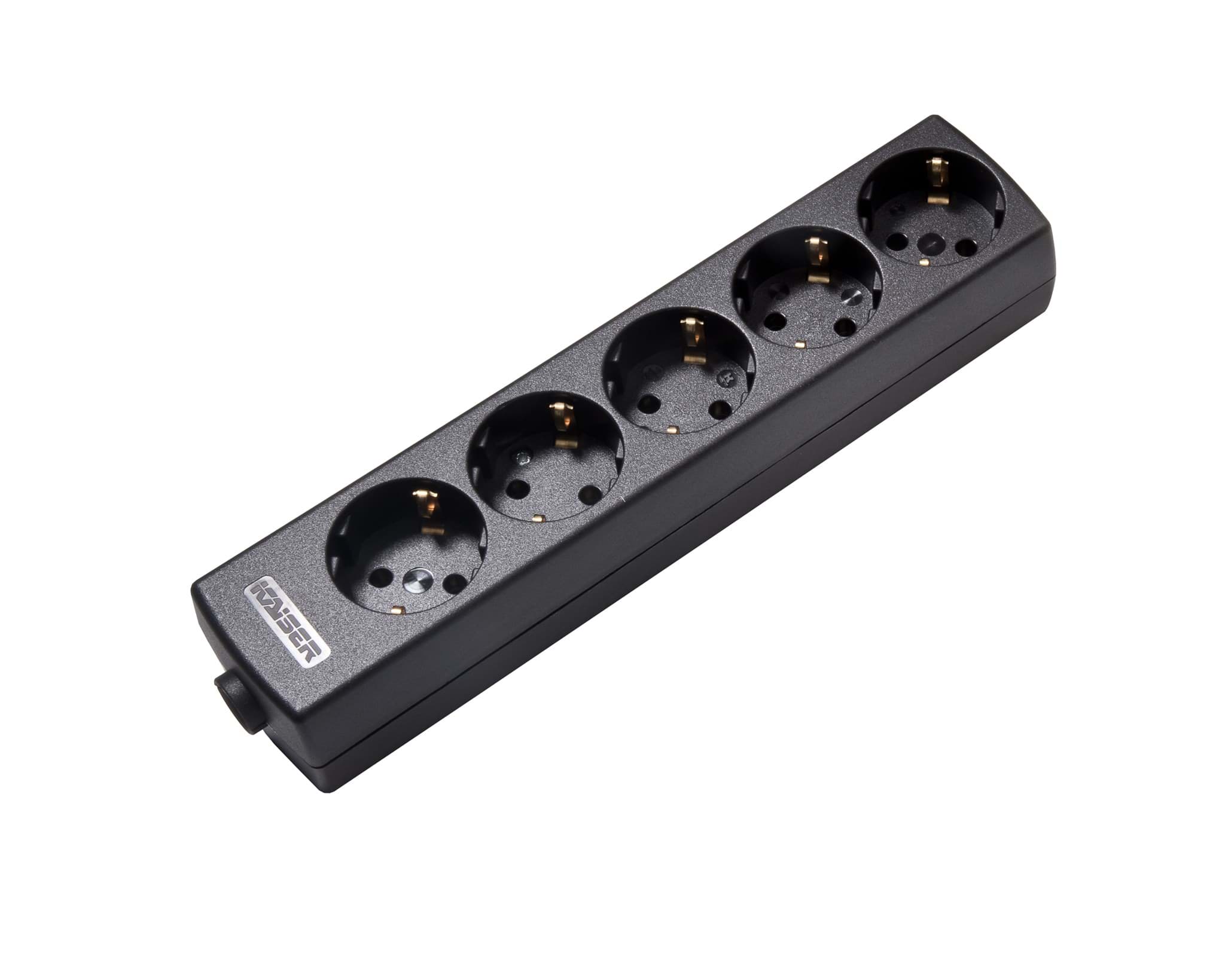contactdoos randaarde  5v45gr zwart portable