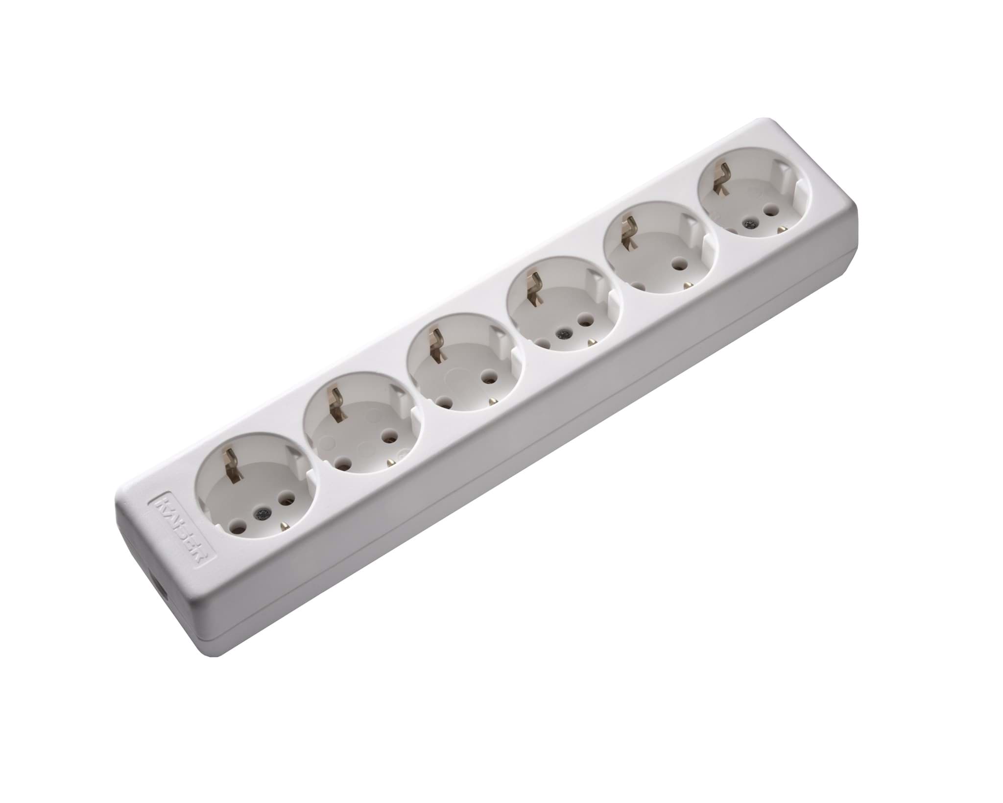 contactdoos randaarde  6v90gr wit portable