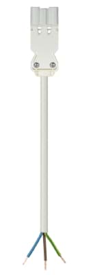 GST18i3 aansluitsnoer male 3G1.5mm2 2.0m 70gr wit