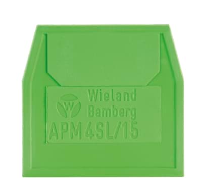 afsluitplaat voor WKM groen