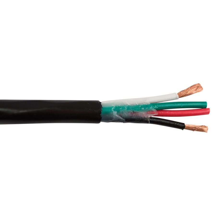 luidsprekerkabel LS-PE+GEL 4x2,1mm2 zwart