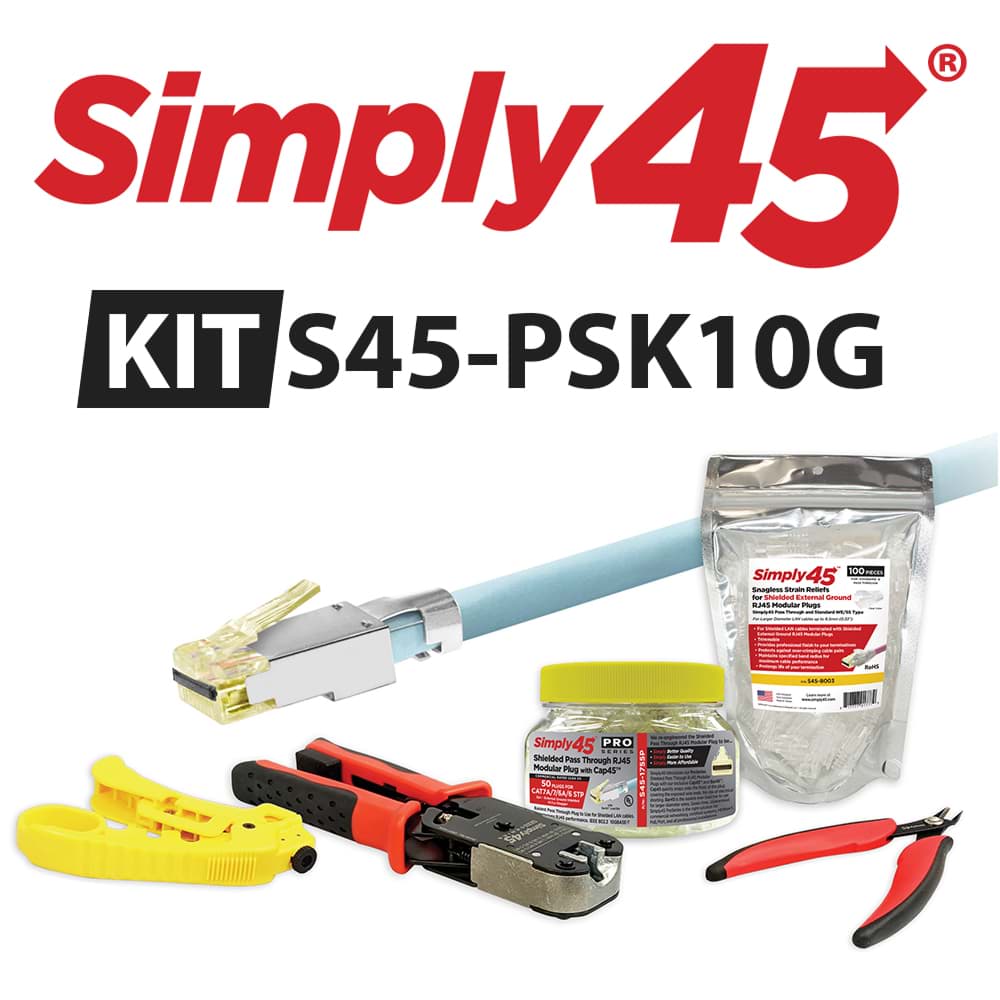 Starter KIT ProSeries PassThrough 10G STP Simply45