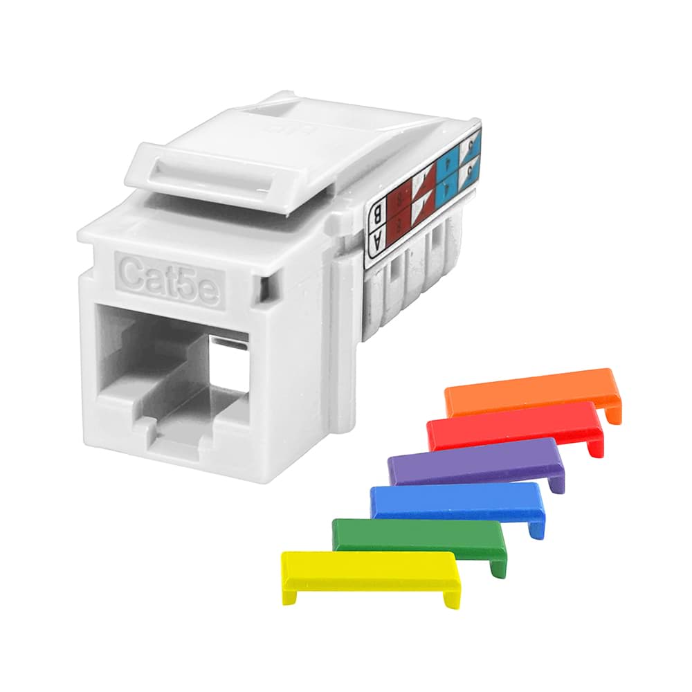 keystone RJ45/110 CAT5E UTP wit  90gr S45
