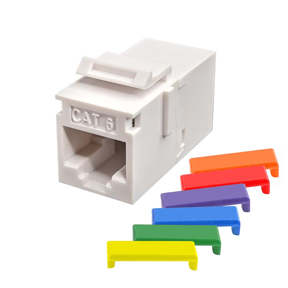 keystone RJ45/RJ45 CAT6 UTP wit S45